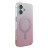 Guess GUHMP16SHGRCELP iPhone 16 6.1 różowy/pink hardcase IML Glitter Gradient MagSafe